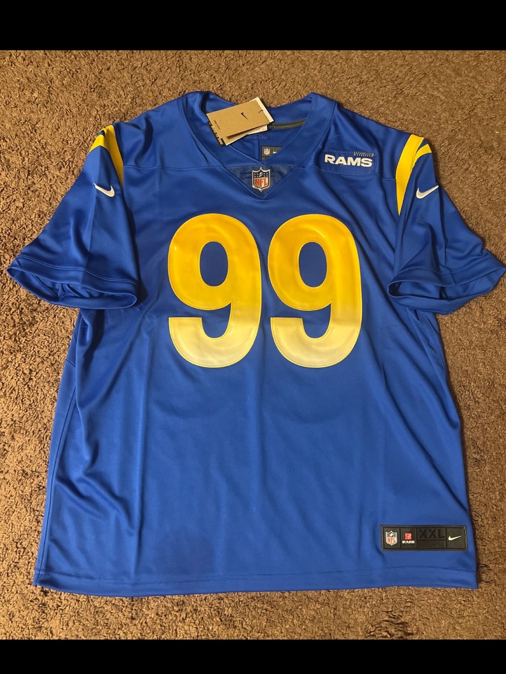 Nike NFL LA Rams Aaron Donald Vapor Limited Stitched Football Jersey Size 2XL